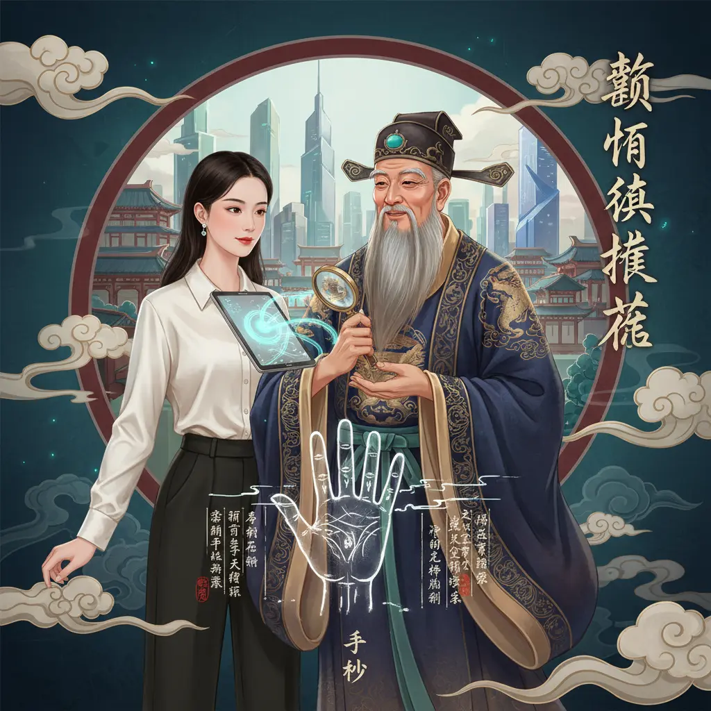 算命師傅推薦 - 手相學